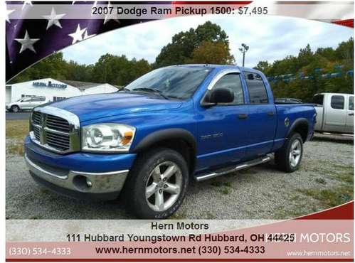 GREAT LOOKING STRONG RUNNING 2007 DODGE RAM CREW CAB!!! L@@K!!! -... for sale in HUBBARD TOWNSHIP, OH