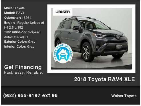 2018 Toyota RAV4 XLE - cars & trucks - by dealer - vehicle... for sale in Bloomington, MN