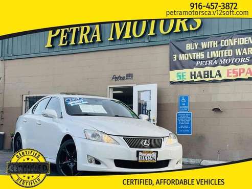 2009 Lexus IS 250 Base 2 5L AWD Sedan Only 249 per month O A C for sale in Sacramento , CA