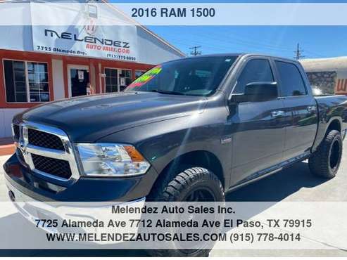 2016 RAM 1500 4WD Crew Cab 140 5 SLT - - by dealer for sale in El Paso, TX