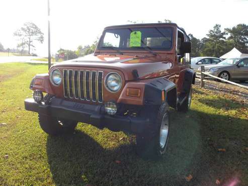 2002 Jeep Wrangler 4x4 for sale in Jasper, GA