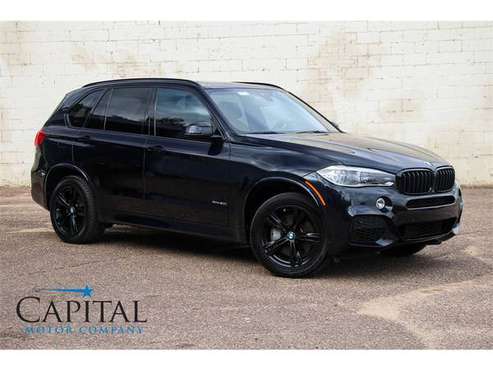 Stunning Blacked Out 2015 BMW X5 M-Sport with Twin Turbo V8! for sale in Eau Claire, MN