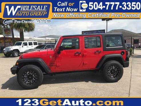2016 Jeep Wrangler Unlimited Sport - EVERYBODY RIDES!!! for sale in Metairie, LA