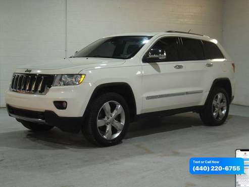 2012 JEEP GRAND CHEROKEE OVERLAND - FINANCING AVAILABLE-Indoor... for sale in Parma, PA