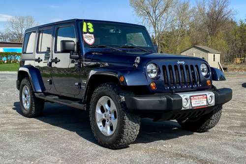 2013 Jeep Wrangler Unlimited Sahara 4WD SUV Navi Leather New Tires for sale in Glens Falls, NY