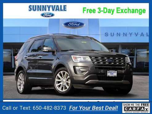 2016 Ford Explorer Limited Monthly payment of for sale in Sunnyvale, CA