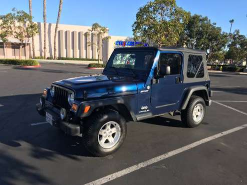 2005 Jeep Wrangler Sport - cars & trucks - by owner - vehicle... for sale in San Diego, CA
