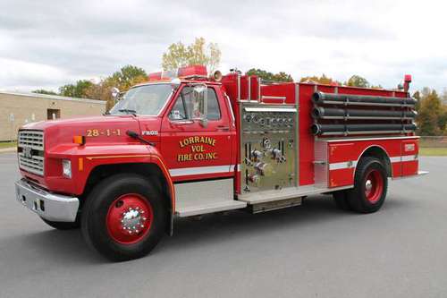 Fire Truck-1988 Ford F-800, Excellent Condition for sale in BROWNVILLE, NY 13615, NY