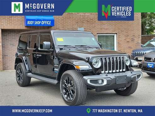 2021 Jeep Wrangler Unlimited 4xe Sahara 4WD for sale in MA