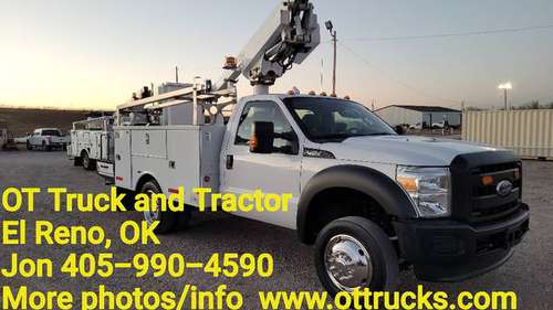 2011 Ford F-450 35ft Work Height Bucket Truck 6.8L Gas Altec AT200A... for sale in Wichita, KS