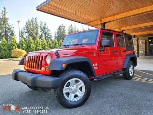 2007 Jeep Wrangler Unlimited X 4x4 4dr SUV - - by for sale in Lynnwood, WA