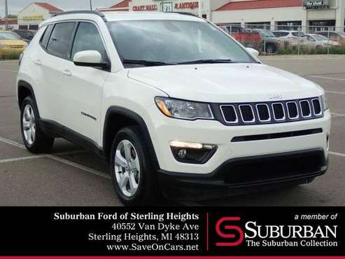 2018 Jeep Compass SUV Latitude (White Clearcoat) GUARANTEED for sale in Sterling Heights, MI