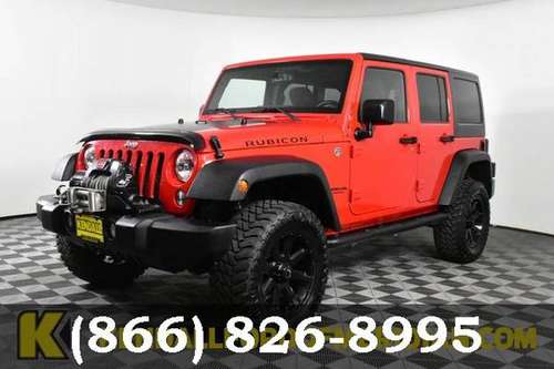 2015 Jeep Wrangler Unlimited Firecracker Red Clear Coat for sale in Meridian, ID