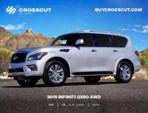2015 Infiniti QX80 AWD Gas AWD - - by dealer - vehicle for sale in Tucson, AZ