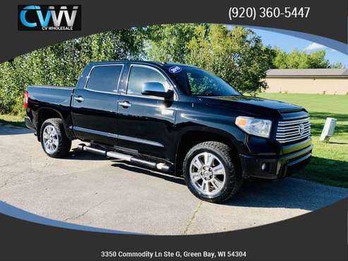 2015 Toyota Tundra Platinum Crew 4x4 V8 1 Owner w/87k Miles! - cars for sale in Green Bay, WI