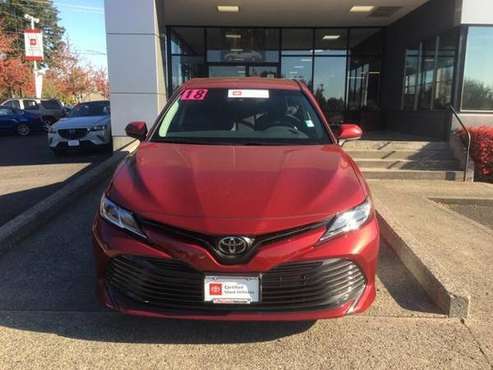 2018 Toyota Camry Certified LE Auto Sedan - cars & trucks - by... for sale in Vancouver, OR