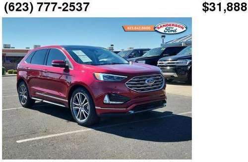 2019 Ford Edge Titanium Rapid Red - - by dealer for sale in Glendale, AZ