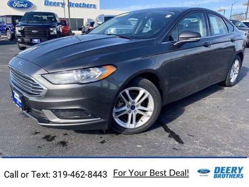 2018 Ford Fusion SE hatchback - cars & trucks - by dealer - vehicle... for sale in Iowa City, IA