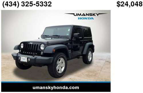 2016 Jeep Wrangler Sport Call Today for Latest Precision Pricing *... for sale in Charlottesville, VA
