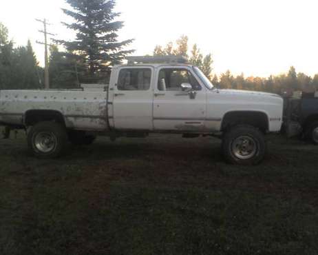 1989 Chevy K30 3+3 4x4 long box Crew Cab for sale in Eveleth, MN