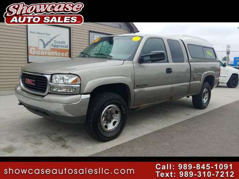 AFFORDABLE! 2001 GMC Sierra 2500 Ext Cab 143.5" WB 4WD SLE for sale in Chesaning, MI