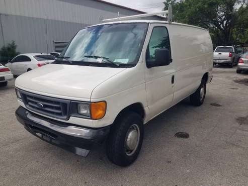 2006 Ford E250 van cargo 1 straight automatic cold air conditioning as for sale in Pompano Beach, FL