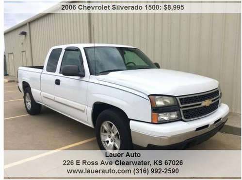 2006 Chevy Silverado // RUST FREE // NEW TIRES // LOW MILES for sale in Clearwater, KS