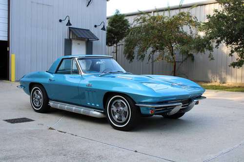 1966 Corvette Convertible- 427ci/390hp, 4 speed, Nassau Blue for sale in Covington , LA