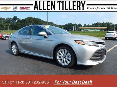 2018 TOYOTA CAMRY LE sedan SILVER - cars & trucks - by dealer -... for sale in Hot Springs, AR