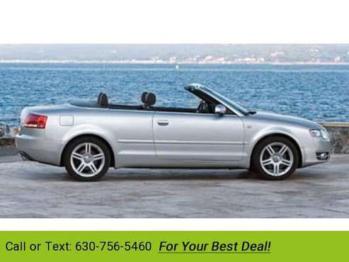2007 Audi A4 2.0T Convertible Light Silver Metallic for sale in Downers Grove, IL