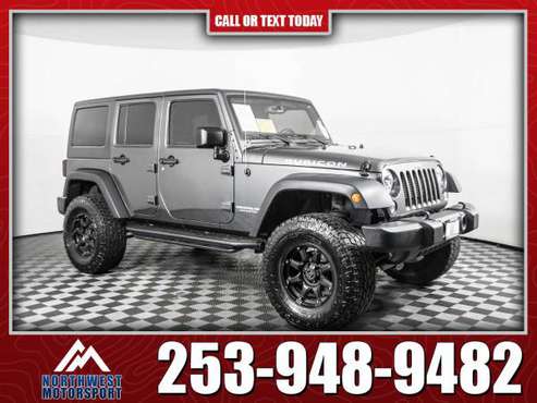2017 Jeep Wrangler Unlimited Rubicon 4x4 - - by for sale in PUYALLUP, WA
