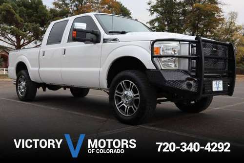 2015 Ford F-250 Super Duty 4x4 4WD F250 Platinum Truck - cars &... for sale in Longmont, CO