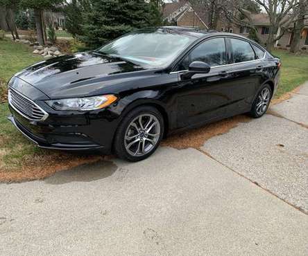 2017 FORD FUSION SE Black/Black - cars & trucks - by owner - vehicle... for sale in Clinton Township, MI