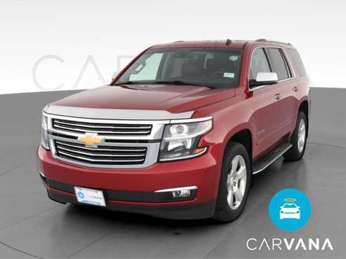 2015 Chevy Chevrolet Tahoe LTZ Sport Utility 4D suv Red - FINANCE -... for sale in Washington, District Of Columbia