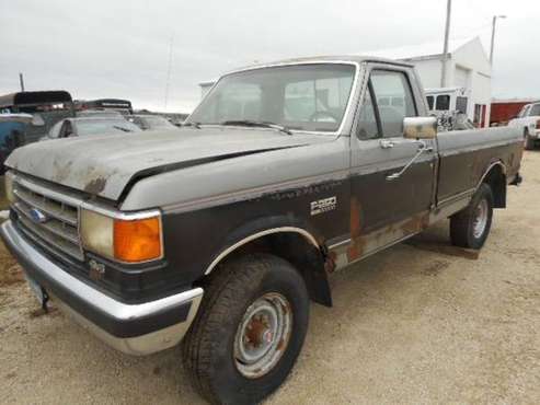 1989 Ford F250 Reg Cab 4x4 LB NON RUNNER - - by dealer for sale in Eyota, MN
