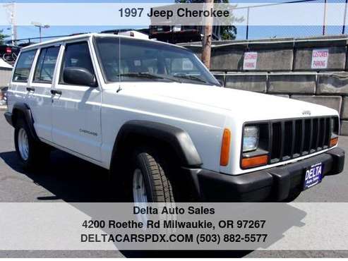 1997 Jeep Cherokee XJ 4dr SE 4WD 71Kmiles NEW TIRES for sale in Milwaukie, OR