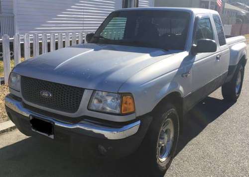 2001 Ford Ranger XLT 4x4 with Plow & Studded Snows - cars & trucks -... for sale in Lowell, MA