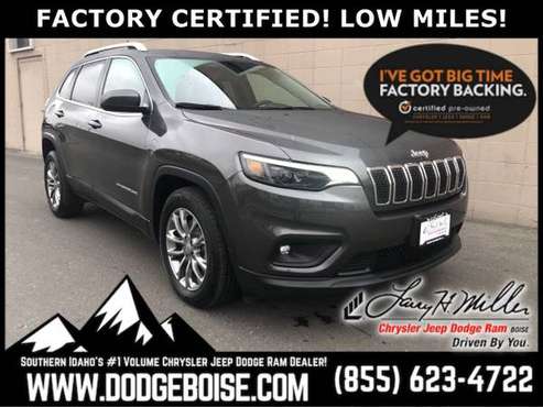 2019 Jeep Cherokee Latitude Plus FACTORY CERTIFIED! LOW MILES! for sale in Boise, ID