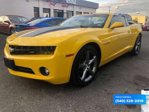 2013 CHEVROLET CAMARO LT - Call/Text - cars & trucks - by dealer -... for sale in Fredericksburg, VA