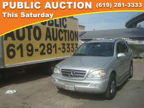 2004 Mercedes-Benz M-Class Public Auction Opening Bid for sale in Mission Valley, CA