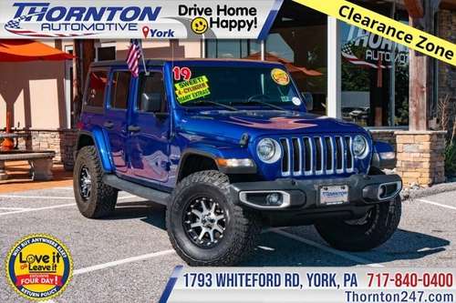 2019 Jeep Wrangler Unlimited Sahara for sale in York, PA