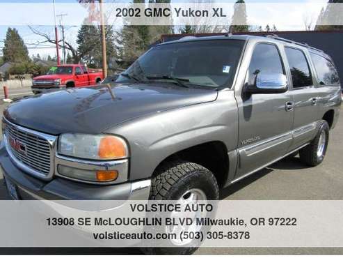 2002 GMC Yukon XL 4dr 1500 4X4 SLE GRAY 3RD ROW LOADED - cars & for sale in Milwaukie, OR