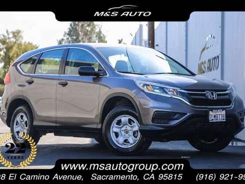 2015 Honda CRV LX suv Brown - - by dealer - vehicle for sale in Sacramento , CA