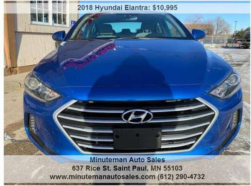 2018 Hyundai Elantra SEL 4dr Sedan 45818 Miles - - by for sale in Saint Paul, MN