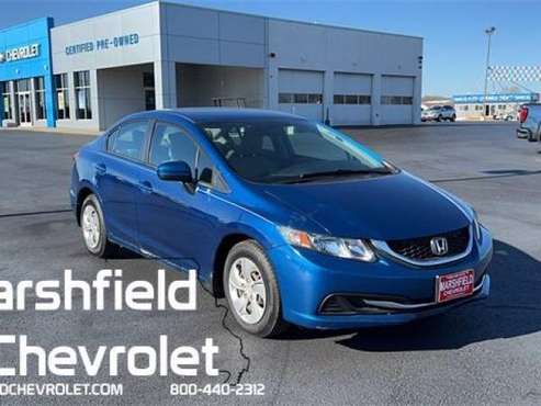 2015 Honda Civic Sedan LX sedan Blue - - by dealer for sale in Marshfield, MO