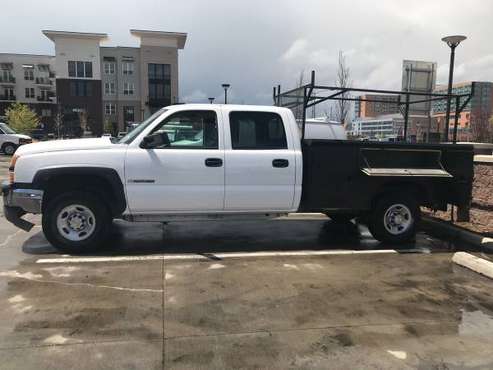2005 Chevy crewcab HD 2500 utility bed low miles for sale in Aurora, CO