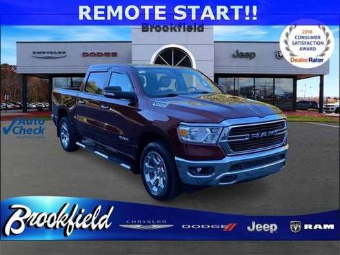 2019 Ram 1500 Big Horn/Lone Star pickup Red Monthly Payment of for sale in Benton Harbor, MI
