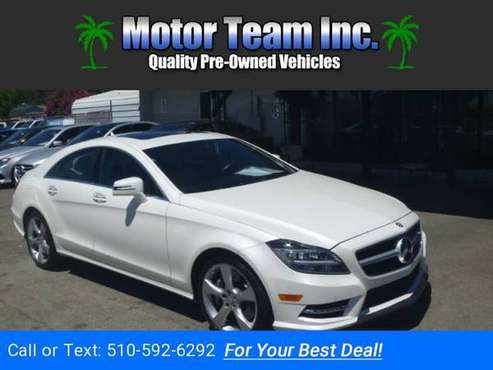 2013 Mercedes-Benz CLS-Class CLS550 White GOOD OR BAD CREDIT! for sale in Hayward, CA