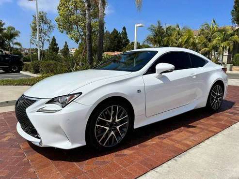 2017 LEXUS RC200T F SPORT FULLY LOADED, RED INTERIOR, TURBO - cars & for sale in San Diego, CA