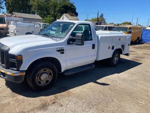 2008 Ford F-250 utility bed service work truck - - by for sale in Lodi , CA